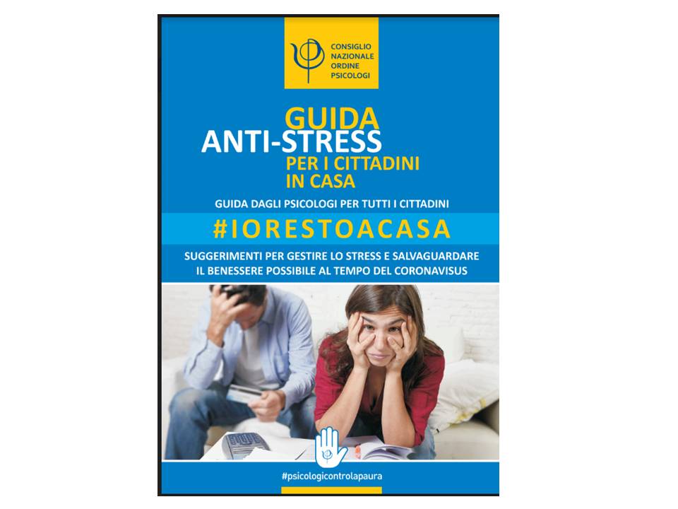 GUIDA ANTI-STRESS per i cittadini a casa