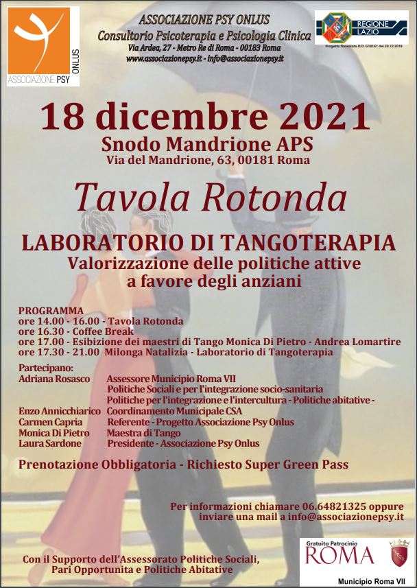Tavola Rotonda – Milonga Natalizia